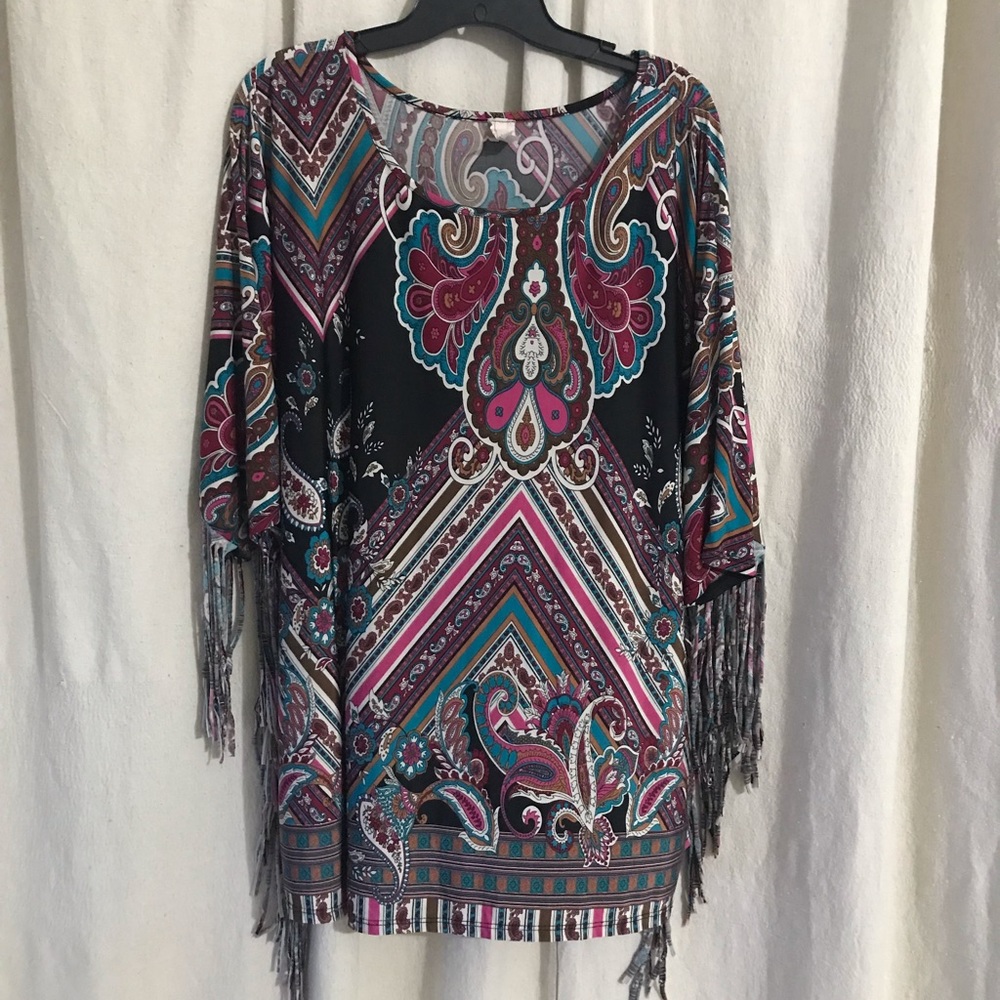Fringed blouse